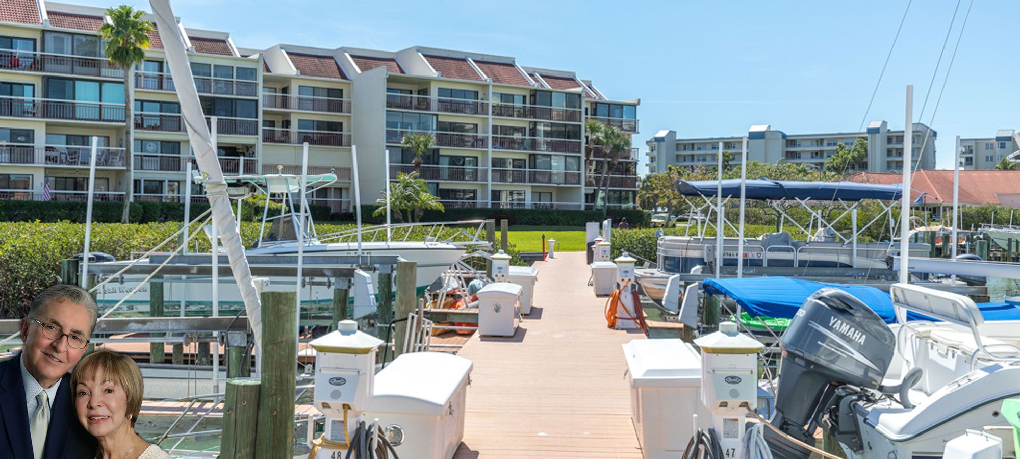 Boat Dock at HarbourSide Condos